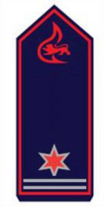 Schulterstück Löschmeister als Abt-Kommandant